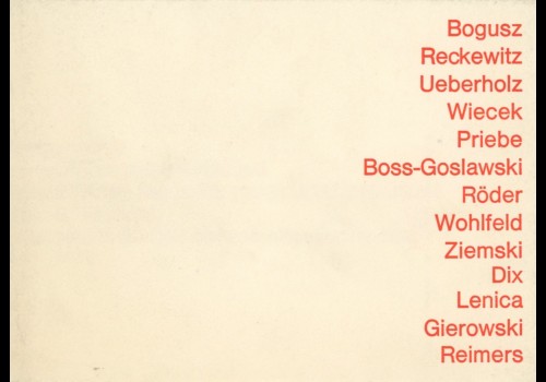 Ausstellung II Wuppertal - Warschau 1972