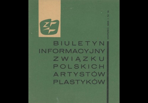 Biuletyn informacyjny związku polskich artystów plastyków, nr 19, 1965